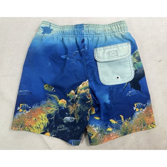 Wonder Nation Boys Shark Swim Trunks Size 6-7 Read - Picture 7 of 8